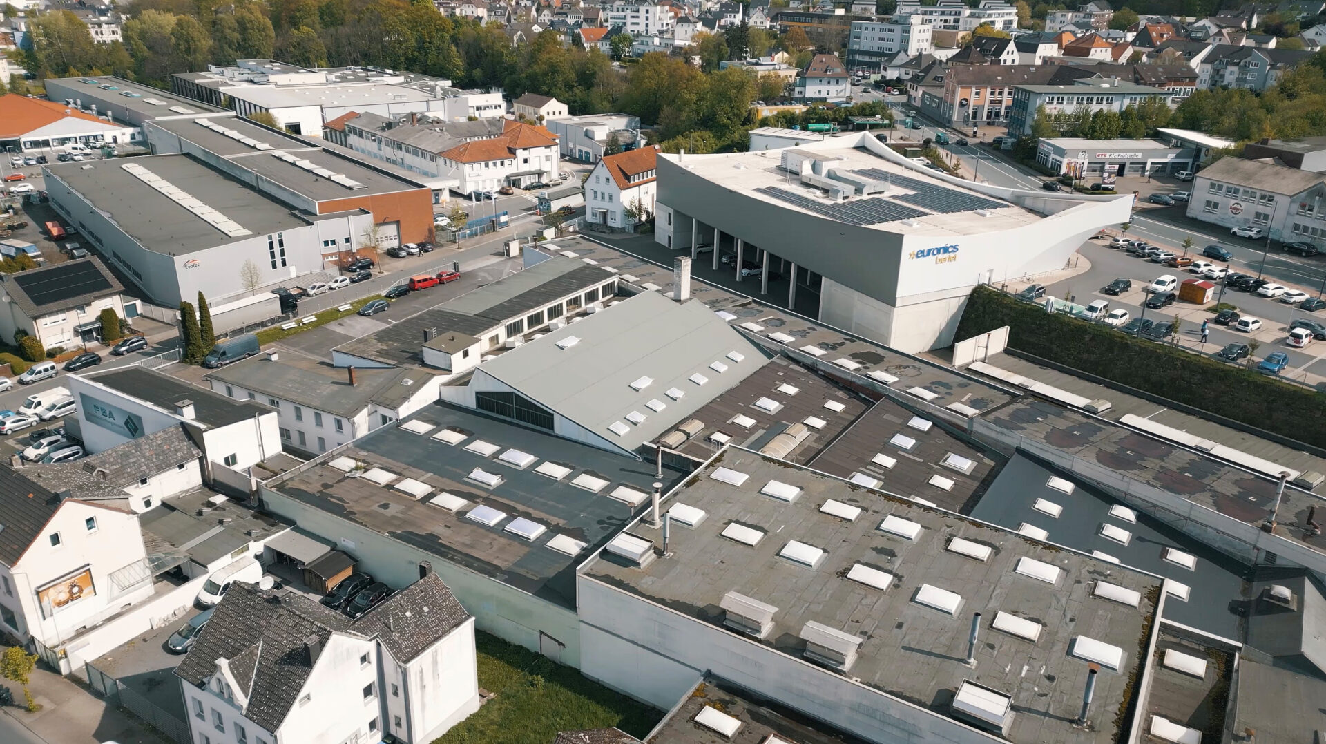 Evotec GmbH lokacija Arnsberg – snimka iz zraka